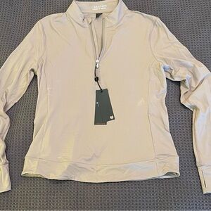 Greyson Women's Beige Zip-Up Sweatshirt